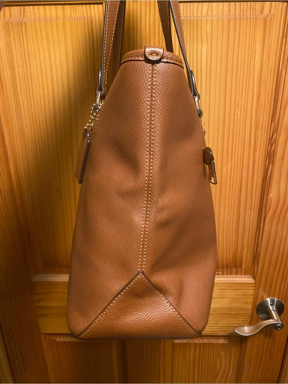 Coach Brown Leather Shoulder Tote